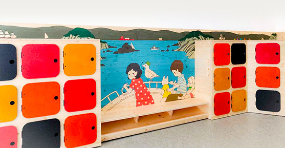 des meubles naturels en bois