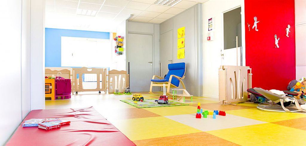 espace d'accueil et de jeux pour les tout-petits